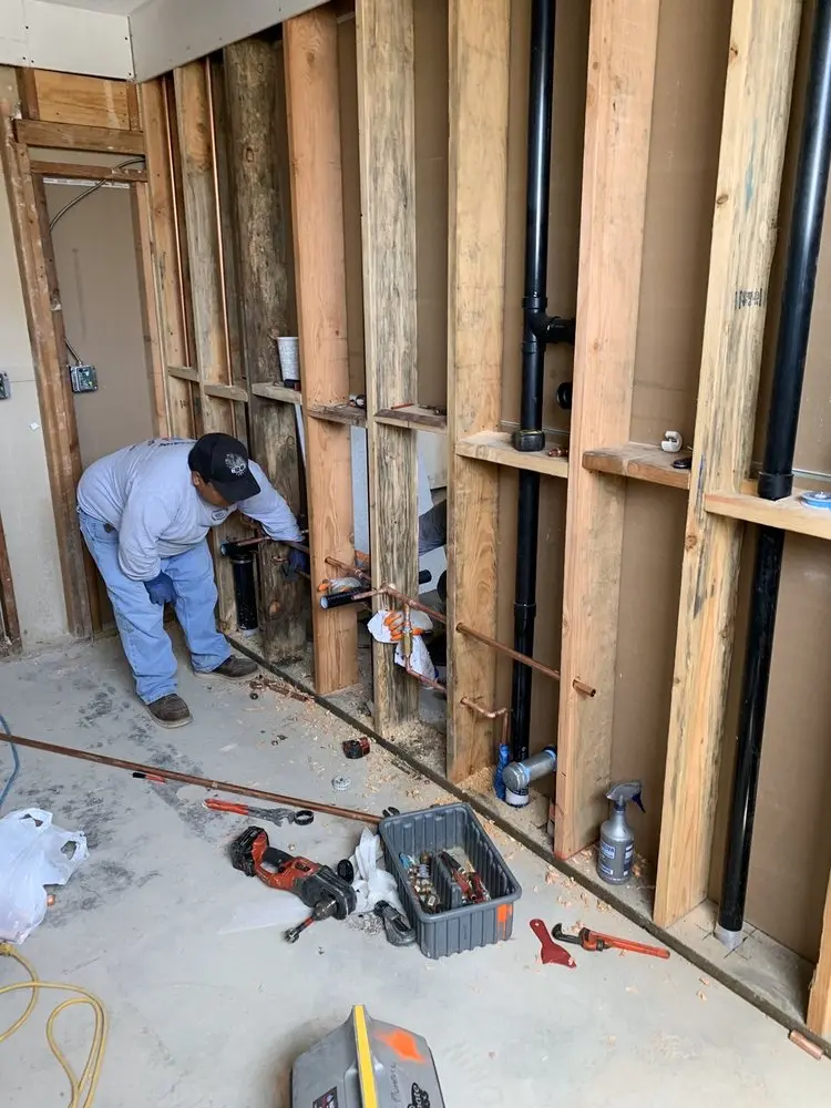Commercial rough-in plumbing for Water Heater Replacement in Lexington Creek